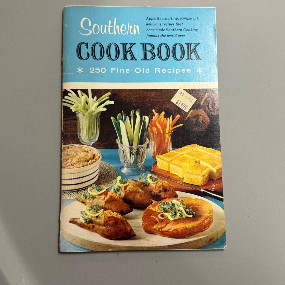 Southern Cookbook Culinary Arts Press 250‎ Old Recipes Vintage